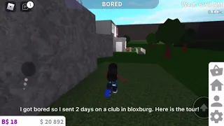Bloxburg club tour!