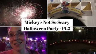 Disney Travel Vlog Day 2 - Mickey's Not So Scary Halloween Party, Part 2
