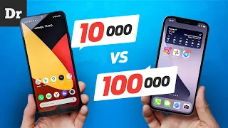 СМАРТФОН за 10К vs 100К!