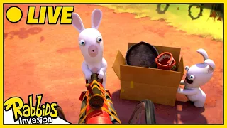 [LIVE 🔴] The Rabbids have a plan !|  Rabbids Invasion | Cartoon for Kids