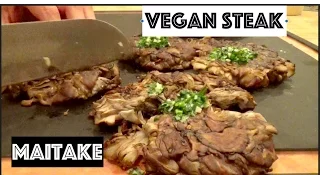 Vegan Recipe | Pan Seared Maitake (Mushroom) Steaks