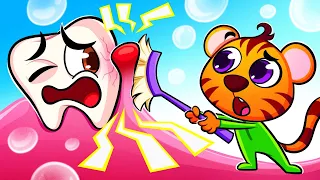 This Is How To Brush Your Teeth 🦷😺 | Good Habits For Kids | Kids Cartoon 💗