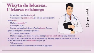 Урок польської 7. Частини тіла. Візит до лікаря