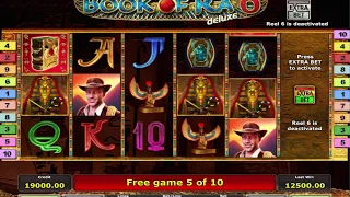 Free Spin And Big Win On Book Of Ra Slot Machine