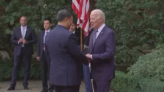 Joe Biden meets with China's President Xi Jinping