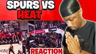 I TOLD YALL ABOUT VICTOR VEMBANYAMA! dMillionaire REACTS to HEAT at SPURS | FULL GAME HIGHLIGHTS