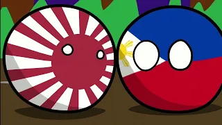 WW2 in Asia explained in 1 minute and 38/37 seconds | Countryballs