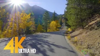 4K Scenic Fall Drive Relax Video - 5 Hours Autumn Road Drive with Relaxing Music