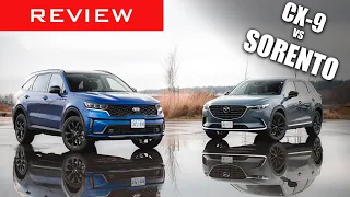 Comparison Review: 2021 Kia Sorento SX vs. 2021 Mazda CX-9