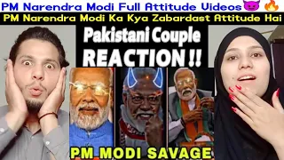 Reaction on PM Narendra Modi Full Attitude Videos😈🔥| Indian PM Modi Attitude Video.