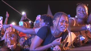 Emotional Moment  Ugandan Girl Bursts into Tears Onstage at Davido's Timeless Concert in Kampala