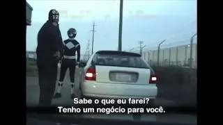 Black power ranger gets pulled over - LEGENDADO PTBR