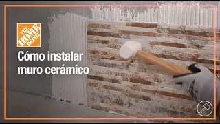 Cómo instalar muro cerámico | Pisos | The Home Depot Mx
