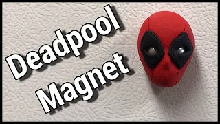 Deadpool Magnet (Sculpted out of Polymer Clay)