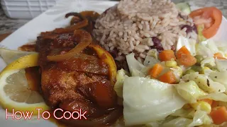 YOU ASK & AND I DELIVERED🤷HOW TO MAKE BROWN STEW SALMON🐟JAMAICAN STYLE🇯🇲Fast Easy & Simple‼️