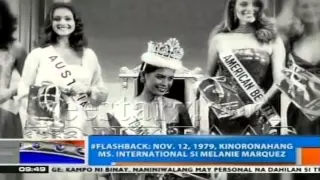 NTG: #Flashback: Nov. 12, 1979, kinoronahang Ms. International si Melanie Marquez