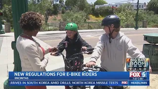 New Regulations for E-Bike Riders in Encinitas
