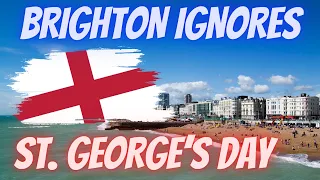 Brighton IGNORING St George's Day #stgeorgesday #brighton #england