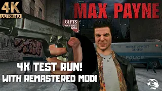 🎦Max Payne (2001) 4K + RTGI ReSHADE TEST RUN! [MAX PAYNE REMASTERED MOD] [PC/2160P/WIN10]