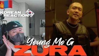 🇲🇳🇰🇷🔥Korean Hiphop Junkie react to Young Mo'G - ZURA (MGL/ENG SUB)