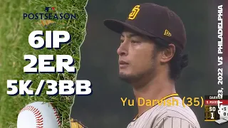 [NLCS] Darvish Yu ダルビッシュ 有) | Oct 23, 2022 | MLB highlights