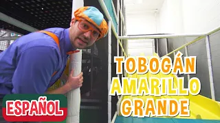 Blippi visita un Patio de Juegos Cubierto (Vive, Ama, Juega)