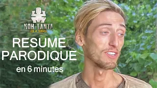 KOH LANTA LES 4 TERRES - RESUME PARODIQUE EN 6 MINUTES - EPISODE 12