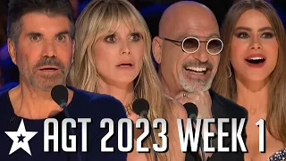 America's Got Talent 2023 All AUDITIONS & Performances | Week 1