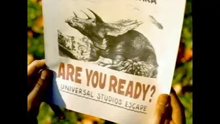 Jurassic Park The Ride Universal Studios Escape Islands of Adventure Television Commercial (1999)