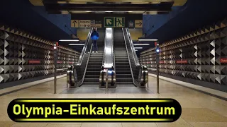 U-Bahn Station Olympia-Einkaufszentrum - Munich 🇩🇪 - Walkthrough 🚶