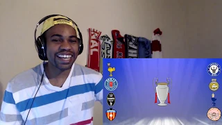 🏆LAST 16 UCL DRAW - Teams React!🏆 (Champions League Parody 19/20) REACTION