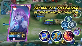 GAMEPLAY NOVARIA DAMAGE | NOVARIA BUILD FULL DAMAGE | MOBILE LEGENDS ~ MLBB