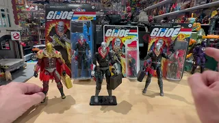 Cobra's Destro, comparing the GI Joe Classified figures to the 1983 figure.