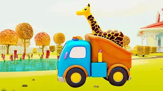 Машинки МОКАС 🚕  - Зоопарк - Новые мультики про машинки для детей и малышей 🚗