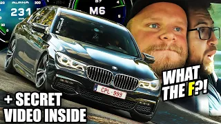 Small Heart Attack in BMW 740d! // Nürburgring