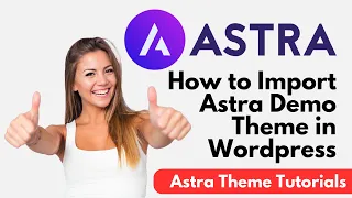 How to import Astra Demo in WordPress? WP Astra Theme Installation & Customization Tutorial 2023 💻✅