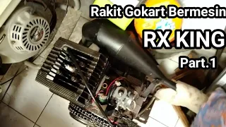 Rakit Gokart Bermesin Rx King 2 Tak Buatan Sendiri Part 1 | Rakit Rangka Frame