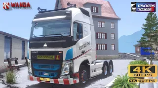 Narrow roads of north west 🚛 driving volvo FH16🔴 Truckers of europe 3 full gameplay in ultra graphic
