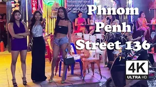 🔥 Cambodia Nightlife - Streets 136, 130, 118 in Phnom Penh, Cambodia