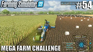 I Used the BEST SILAGE BALER in FS22 | MEGA FARM Ep.54 | Farming Simulator 22