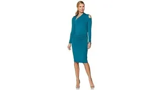 Colleen Lopez Cutout Ruched Dress