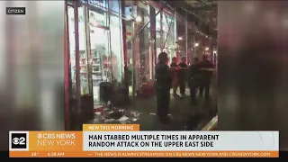 Man stabbed in apparent random attack on Upper East Side