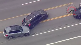 Police chase stolen minivan from San Fernando Valley to Echo Park