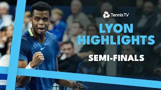 Bublik Takes On Mpetshi Perricard; Etcheverry Faces Dadieri | Lyon 2024 Highlights Semi-Finals