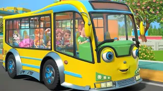 Wheels On The Bus, Street Bus + More Vehicles Songs for Children