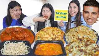 Guess The Actor/Actress Name Food Challenge | Chinese Pizza, Momos, Burger. Chopsuey, Pop Corn etc..