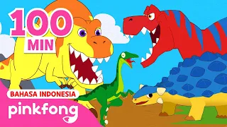 Boom Boom Dunia Dinosaurus dan lagu & kartun Dinosaurus Anak | Pinkfong Indonesia
