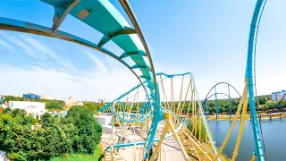 Kraken POV 4K60 // Seaworld Orlando, FL - Frontseat (Horizon Locked)