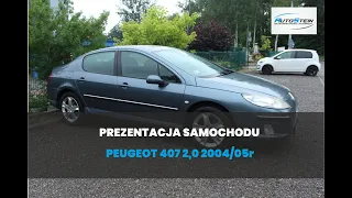 Peugeot 407 2,0 benzyna 2004 - Prezentacja samochodu AutoStein