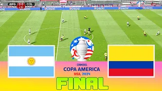 ARGENTINA vs COLOMBIA - Copa America 2024 Final | Full Match All Goals | Football Match